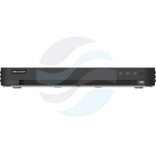 Hikvision iDS-7216HQHI-M2/XT Rejestrator hybrydowy 16x HDTVI/HDCVI/AHD/CVBS/IP + 8x IP do 6Mpix, AccuSense, 1x HDMI 4K, 1x VGA, 1x BNC, audio 1/1, 2x SATA max. 24TB, H.265 Pro+, AI 3