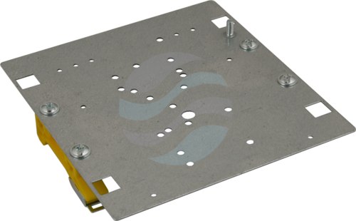 PULSAR DIN2 Uchwyt metalowy na szynę DIN do zasilaczy i transformatorów, 128x137x25mm 4