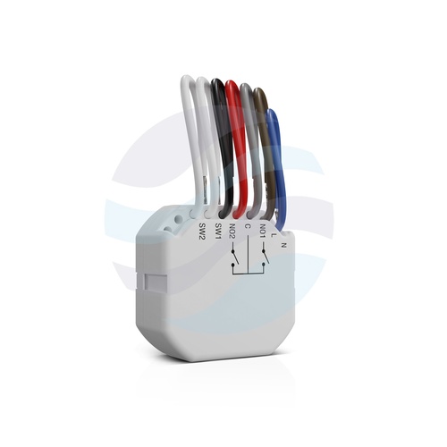 SATEL ASW-210 Bezprzewodowy dwukanałowy sterownik 230V AC, 868MHz, dopuszkowy mini, biały 3