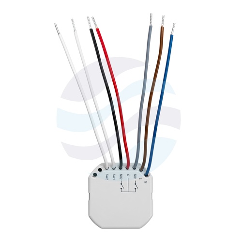 SATEL ASW-210 Bezprzewodowy dwukanałowy sterownik 230V AC, 868MHz, dopuszkowy mini, biały 5