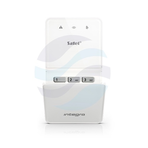 SATEL INT-SF-W Klawiatura jedno strefowa, 12V DC, 1x NO/NC, Grade 2, biała 2