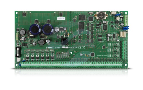 SATEL INTEGRA 256 Plus Płyta główna centrali alarmowej od 16 do 256 wejść, USB, komunikator telefoniczny 3