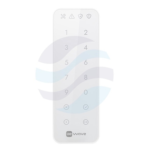 SATEL AKP-200-W Bezprzewodowa klawiatura do systemu BE WAVE, 2x LR6 AA 1,5 V, biały 2