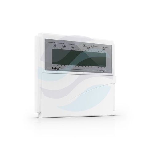 SATEL INT-KLCD-W Manipulator LCD do Integry z klapka, podświetlenie białe, Grade 3, biały 3
