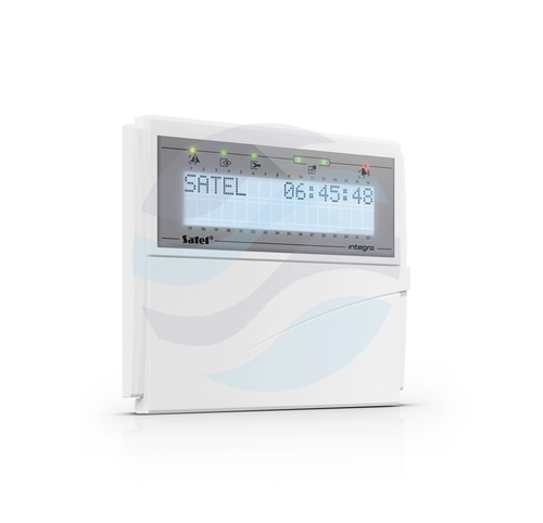 SATEL INT-KLCD-W Manipulator LCD do Integry z klapka, podświetlenie białe, Grade 3, biały 4