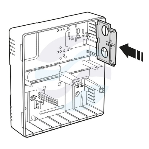 SATEL HOLDER A2 Uchwyt modułu ACU-280 do obudowy OPU-4 P, biały 2
