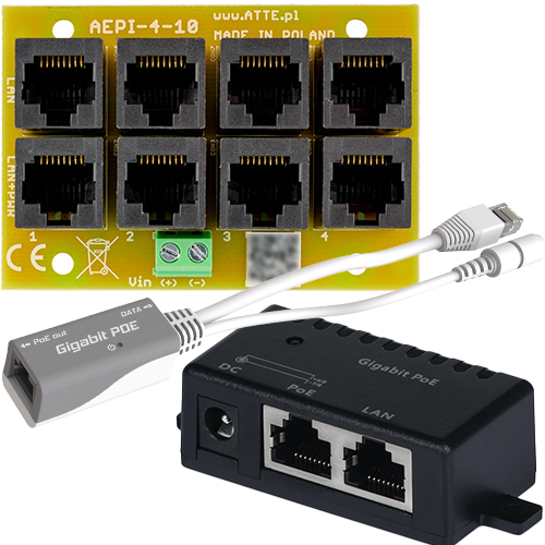 Adaptery PoE
