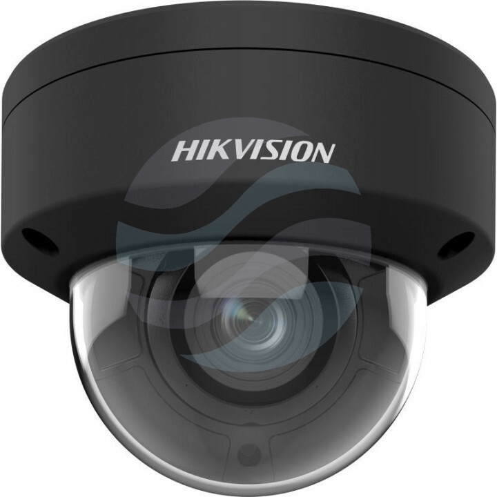 Hikvision DS-2CD2766G2HT-IZS (2.8-12mm) (eF) (BLACK) Kamera IP 6Mpix kopułowa 2.8-12mm, motozoom, ColorVu, AcuSense, IP67, WDR 120dB, IR do 40m, audio, IK10, czarna 1