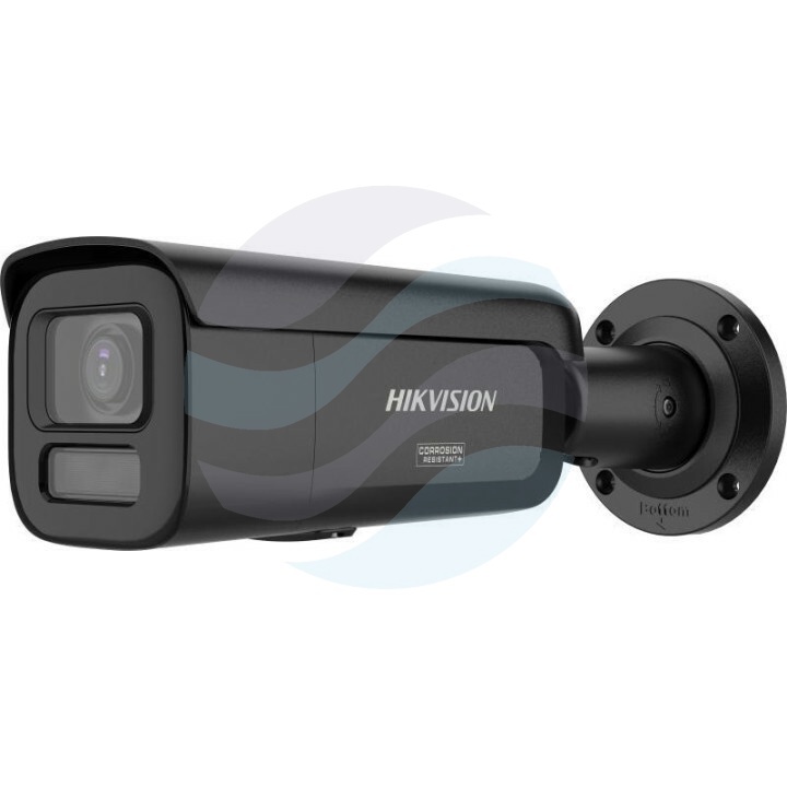 Hikvision DS-2CD2647G3T-LIZSY (2.8-12mm) (BLACK) Kamera IP 4Mpix bullet 2.8-12mm, motozoom, AcuSense, Smart Light, IP67, WDR 120dB, IR/LED do 60m, audio, AI, IK10, czarna 1