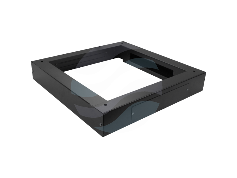Q-LANTEC Cokół do szaf stojących 19", 800x800mm wys. 100mm, czarny 1