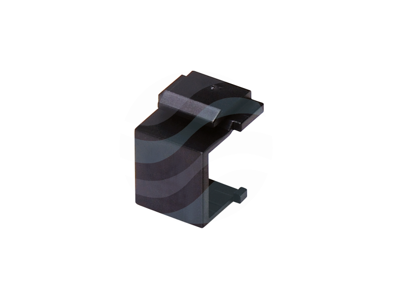 ALANTEC Adapter keystone, zaślepka otworu, czarny 1
