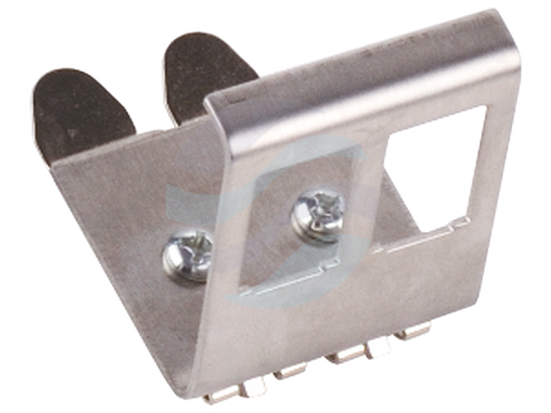 ALANTEC Adapter modułu keystone na szynę DIN (TS-35), 2-portowy, stal 1