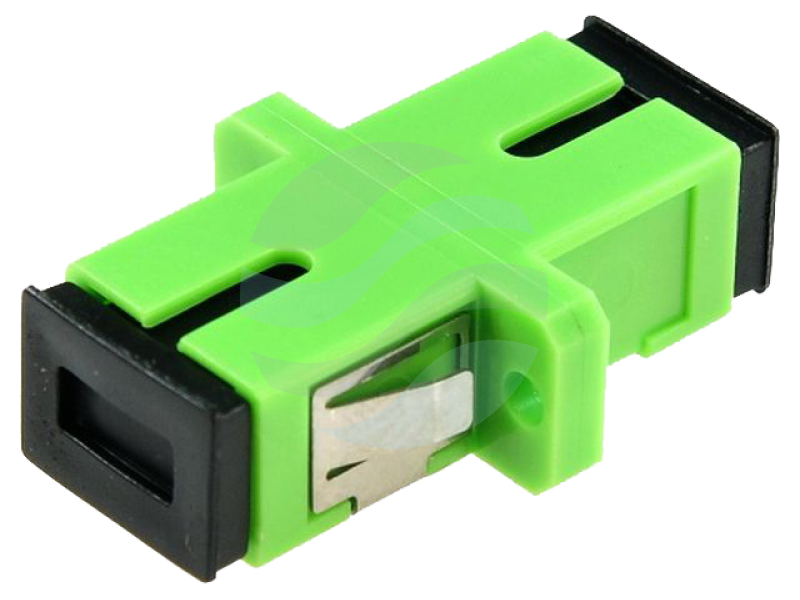 ALANTEC Adapter światłowodowy SM SC/APC, simplex, zielony 1