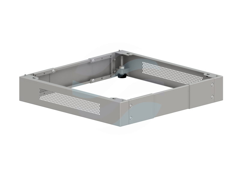ALANTEC Cokół uniwersalny do szaf wiszących 19" regulowany 600x głęb. 400/ 500/ 600mm, szary 1