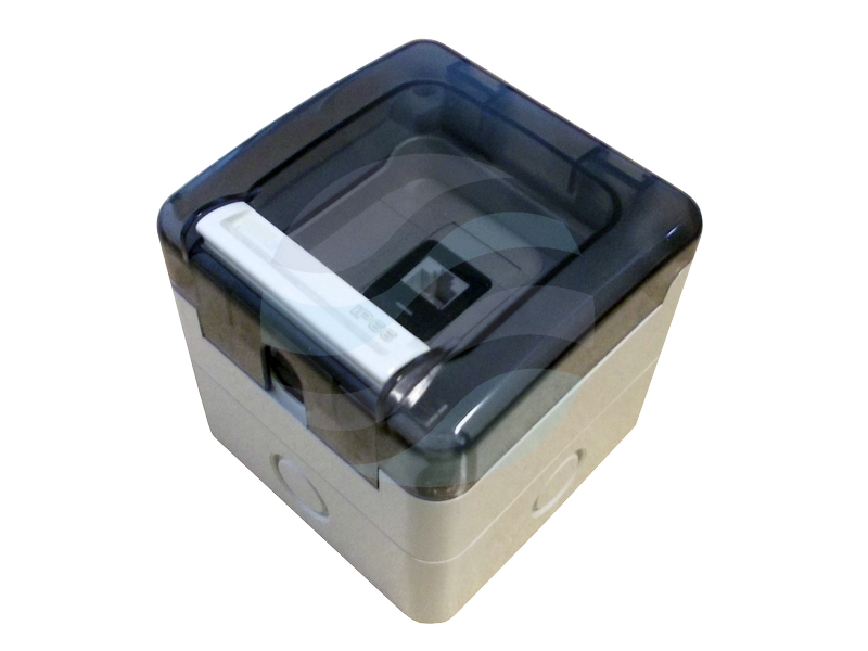 ALANTEC Gniazdo hermetyczne, szczelne 1x RJ45, IP66 natynkowe 1