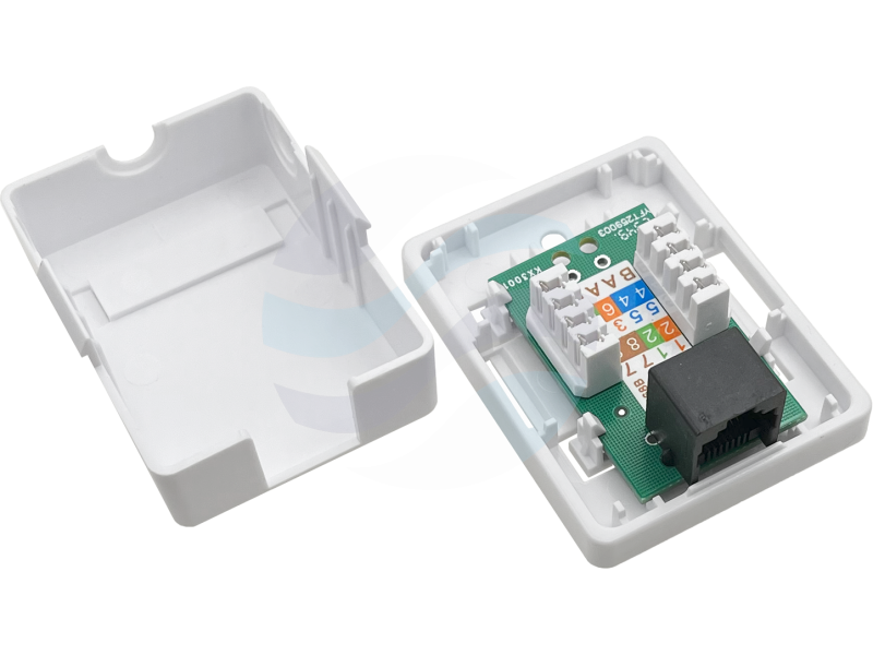 ALANTEC Gniazdo natynkowe 1xRJ45 UTP kat.5e 1