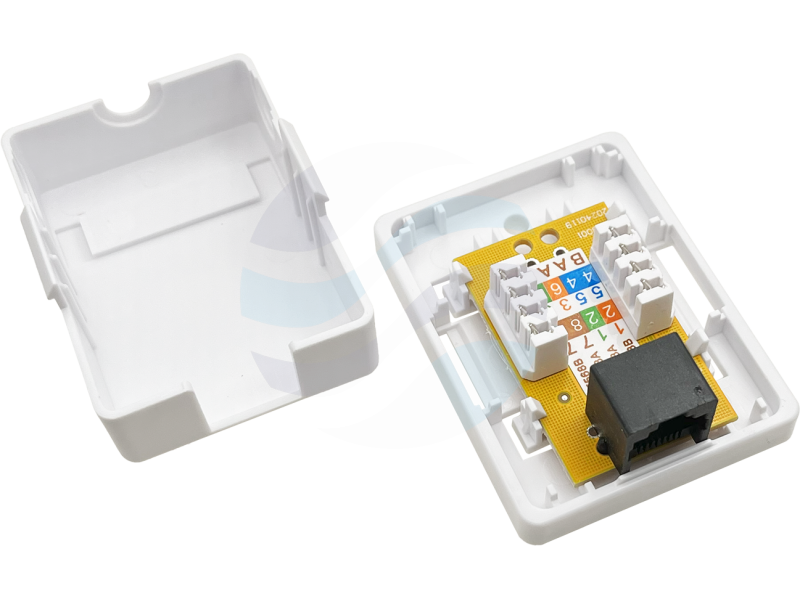 ALANTEC Gniazdo natynkowe 1xRJ45 UTP kat.6 1