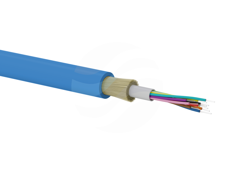 ALANTEC Kabel światłowodowy OM3 uniwersalny MM ZW-NOTKtsdD 24J 50/125, klasa Eca, LSOH, 1000N, niebieski 1