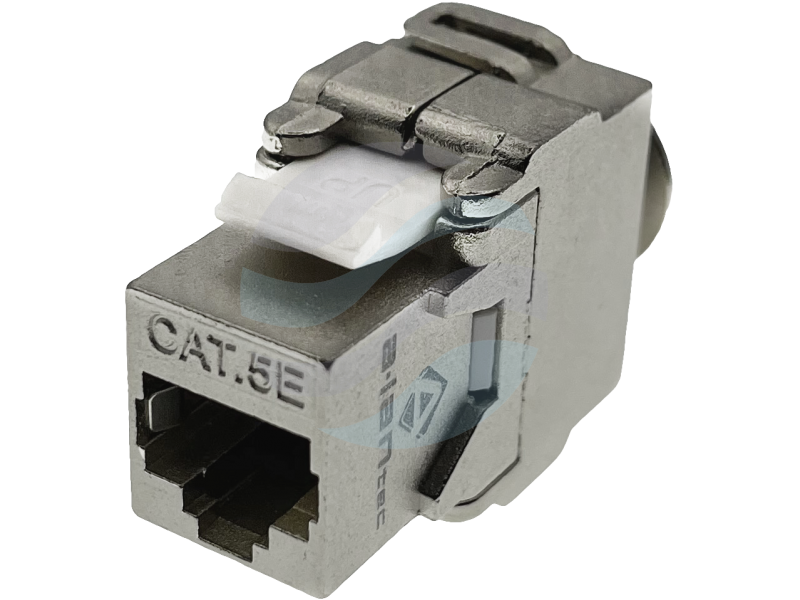 ALANTEC Moduł keystone RJ45 STP kat.5e, beznarzędziowy PoE+, metalowy 1