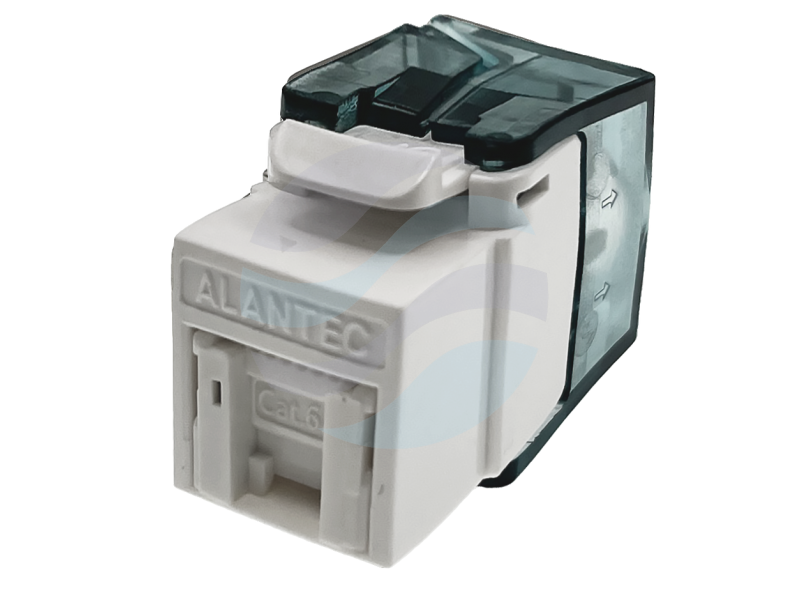ALANTEC Moduł keystone RJ45 UTP kat.6A, beznarzędziowy PoE+, podwyższone parametry transmisyjne 1