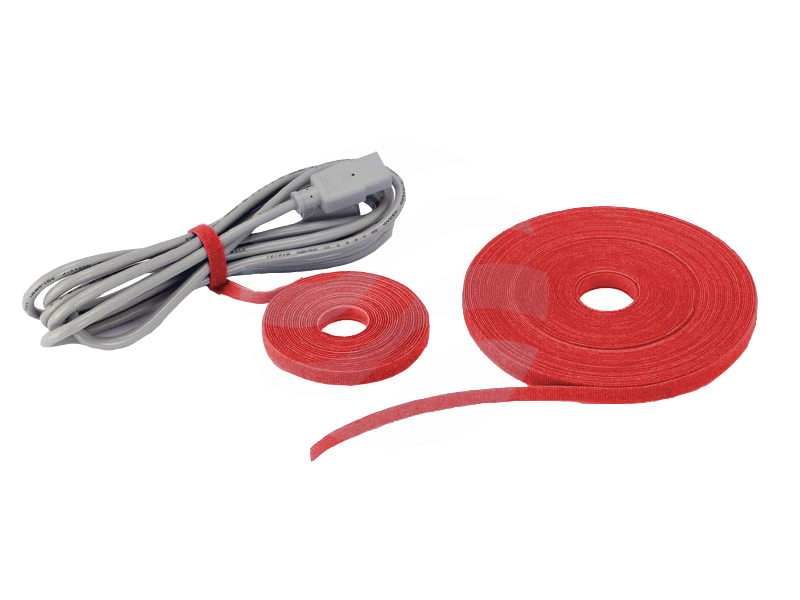 ALANTEC Opaska rzepowa do kabli szer. 9mm, długość 5m, czerwona 1