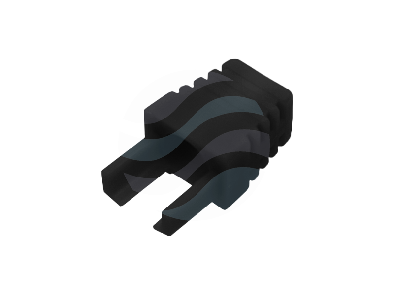 ALANTEC Osłonka wew. wtyku RJ45, czarna 1