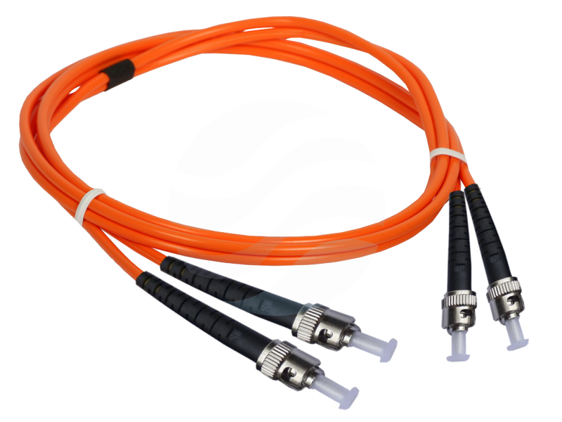 ALANTEC Patchcord MM OM2 ST-ST duplex 50/125 3.0m, pomarańczowy 1