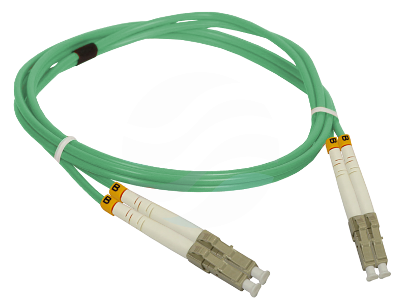 ALANTEC Patchcord MM OM3 LC-LC duplex 50/125 1.0m, turkusowy 1