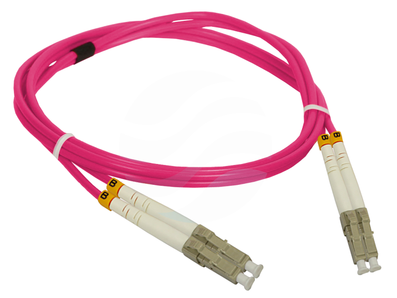 ALANTEC Patchcord MM OM4 LC-LC duplex 50/125 2.0m, fioletowy 1
