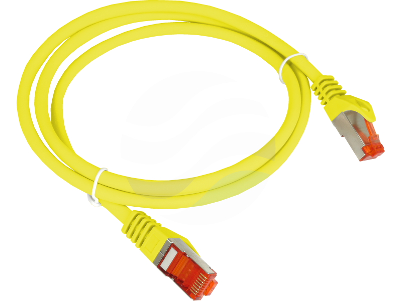 ALANTEC Patchcord S/FTP kat.6A LSOH 3.0m, żółty 1