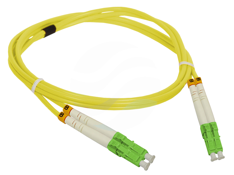 ALANTEC Patchcord SM LC/APC-LC/APC duplex 9/125 2.0m, żółty 1