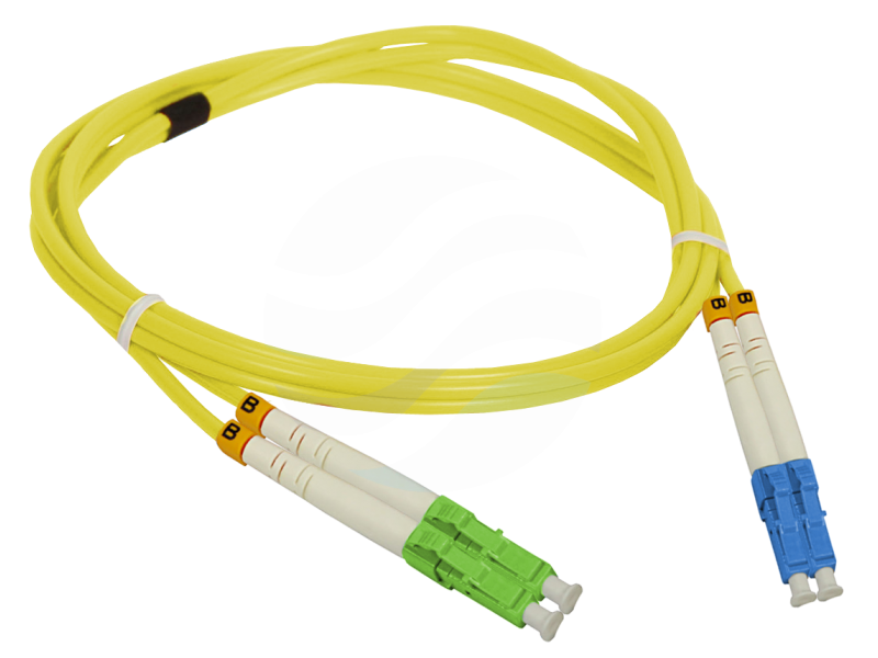ALANTEC Patchcord SM LC/APC-LC/UPC duplex 9/125 2.0m, żółty 1