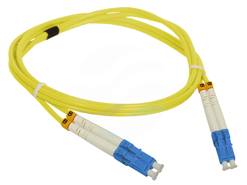 ALANTEC Patchcord SM LC/UPC-LC/UPC duplex 9/125 3.0m, żółty. 1