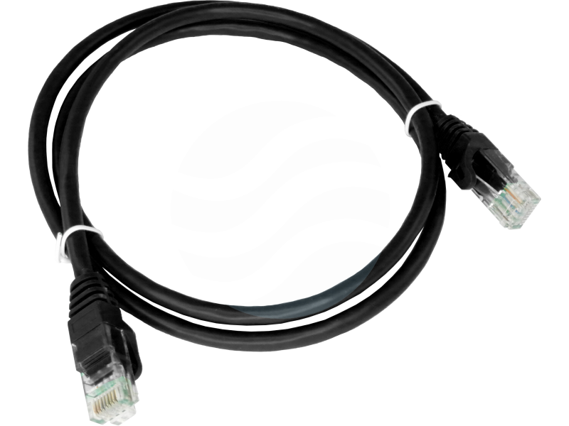 ALANTEC Patchcord U/UTP kat.5e PVC 0.25m, czarny 1