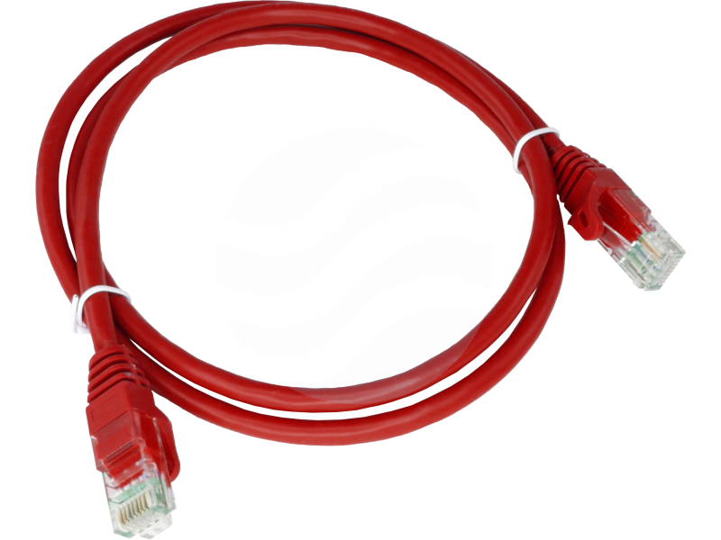 ALANTEC Patchcord U/UTP kat.6 PVC 1.0m, czerwony 1