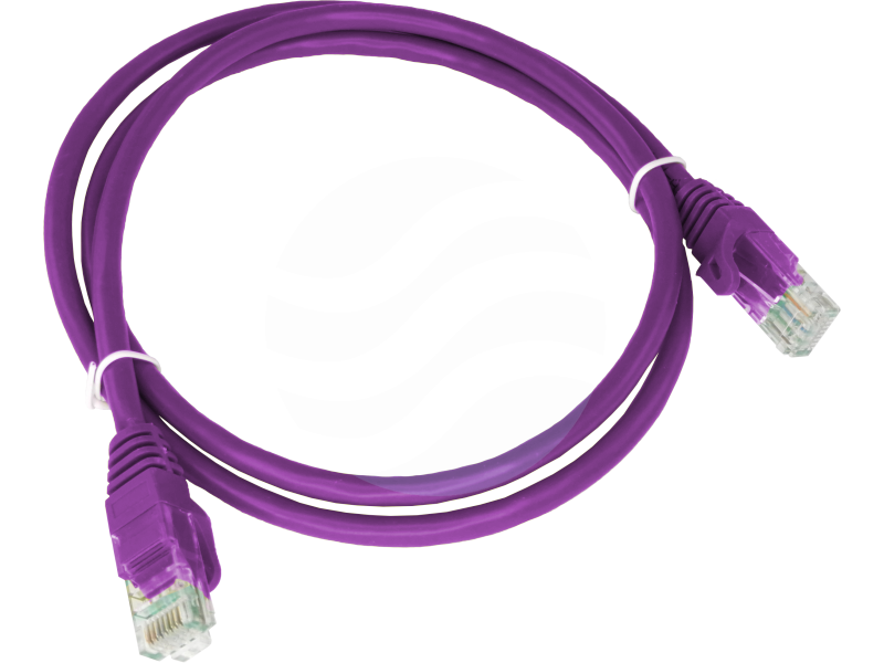 ALANTEC Patchcord U/UTP kat.6A LSOH 1.0m, fioletowy 1