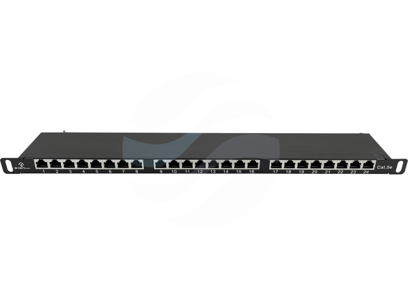 ALANTEC Patchpanel OPTIMUM STP kat.5e 24-porty rack 19" 0.5U 1