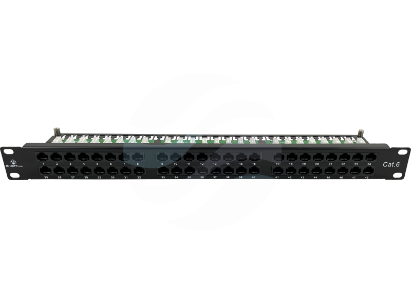 ALANTEC Patchpanel OPTIMUM UTP kat.6 48-portów LSA rack 19" 1U 1