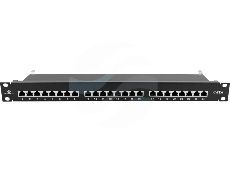 ALANTEC Patchpanel STP / FTP 24-port kat.6 rack 19" 1U z półką 1