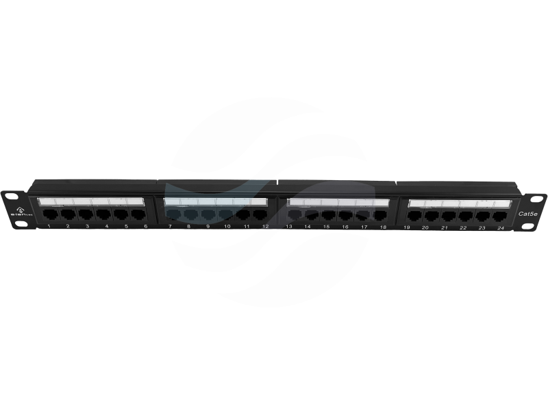 ALANTEC Patchpanel UTP 24-port kat.5e rack 19" 1U 1
