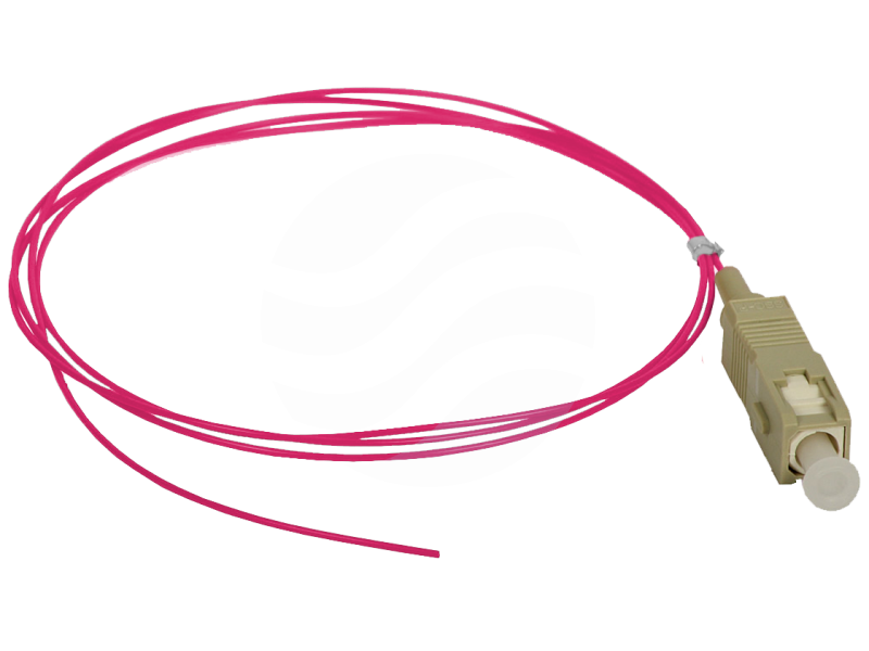 ALANTEC Pigtail SC/UPC MM OM4 50/125, EASY STRIP, 2m, fioletowy 1