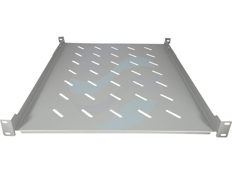 ALANTEC Półka stała 19" 1U głęb. 550mm, 4 punkty mocowania, szara 1