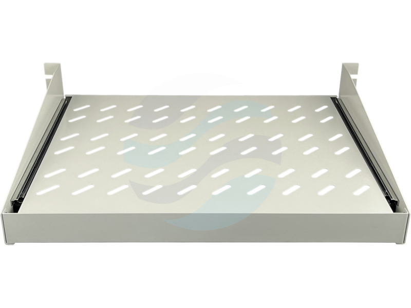 ALANTEC Półka wysuwana 19" 2U głęb. 350mm, 4 punkty mocowania, szara 1