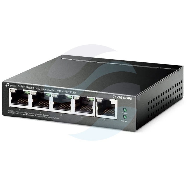 TP-Link TL-SG105PE Switch gigabitowy Easy Smart 5x 10/100/1000Mbps, IGMP, desktop, metal 1