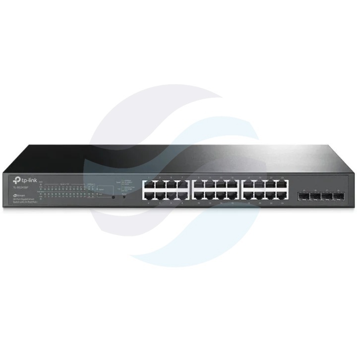 TP-Link SG2428P Switch gigabitowy PoE Omada, Smart JetStream, 24x 10/100/1000Mb/s PoE/PoE+ 802.3af/at, 4xSFP, 250W, Rack 19" 1