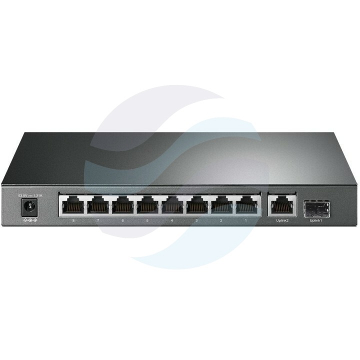 TP-Link TL-SG1210P Switch gigabitowy PoE 8x 10/100/1000Mbps 802.3af/at, 1x 10/100/1000Mbps 1x SFP, Uplink, 63W, metal 1