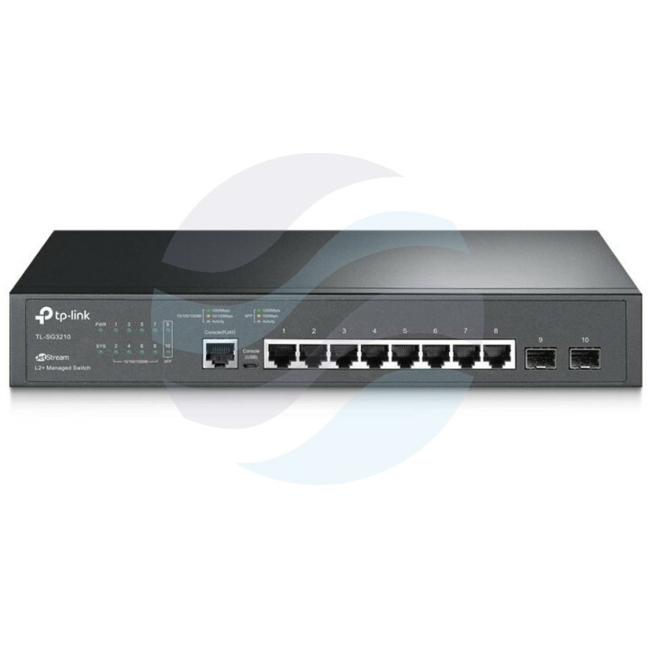 TP-Link TL-SG3210 Switch zarządzalny gigabitowy JetStream 8x 10/100/1000Mbps, 2x SFP, IGMP, L2, metal 1