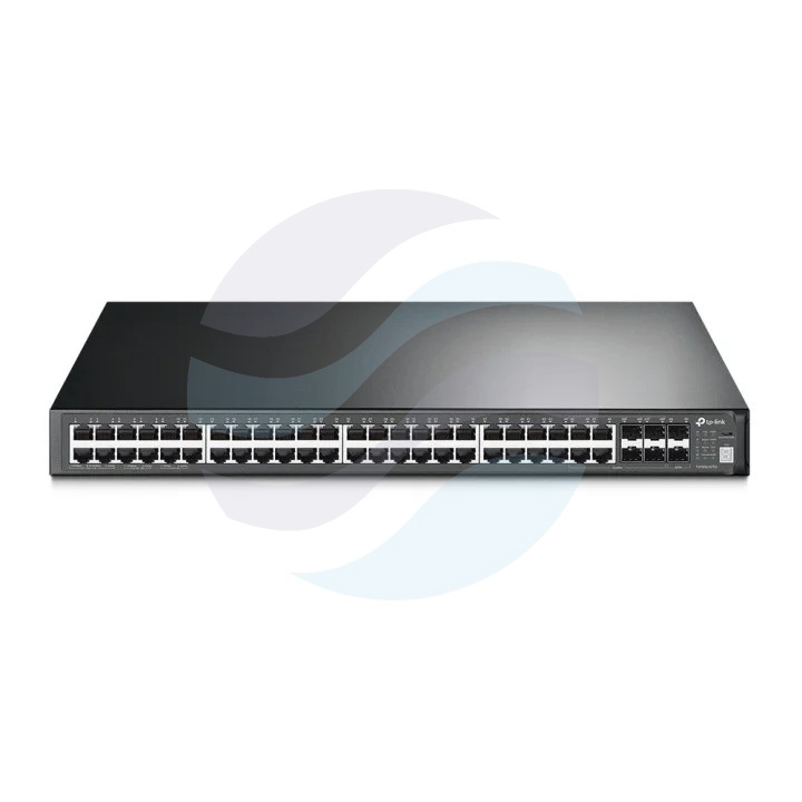 TP-Link T3700G-52TQ Switch zarządzalny gigabitowy JetStream 48x 10/100/1000Mbps, 4x 10G SFP+, IGMP, L2+, Rack 19", metal 1