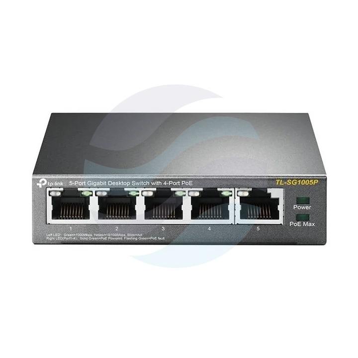 TP-Link TL-SG1005P Switch gigabitowy PoE 5x 10/100/1000Mb/s desktop, plastik 1