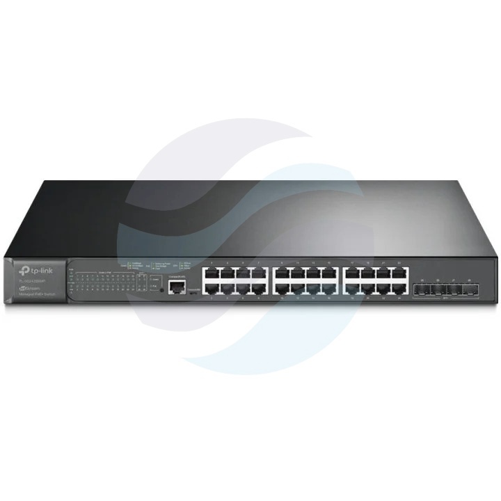 TP-Link TL-SG3428XMP Switch gigabitowy zarządzalny JetStream Omada, 24x 10/100/1000Mbps PoE/PoE+, 384W, 4x 10G SFP+, IGMP, Rack 19", metal L2+ 1